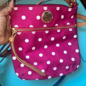 Tommy Hilfiger Polkadotted pink crossbody